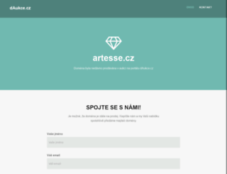 artesse.cz screenshot