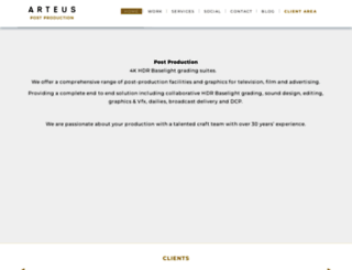 arteus.co.uk screenshot