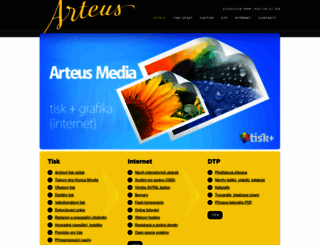 arteus.cz screenshot