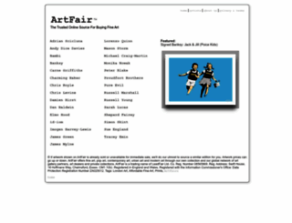 artfair.co.uk screenshot
