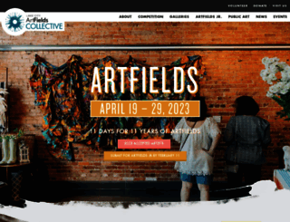 artfieldssc.org screenshot