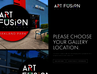 artfusiongalleries.com screenshot