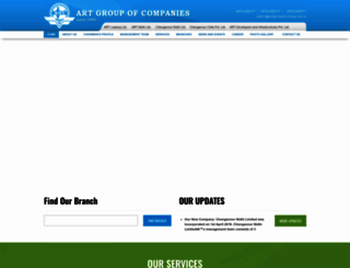 artgroupofcompanies.in screenshot