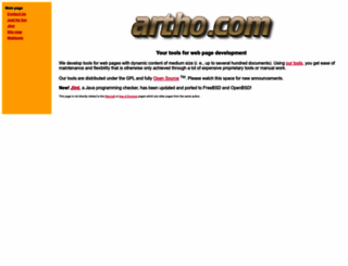 artho.com screenshot