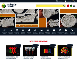 arthobbycreativ.ro screenshot