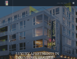 arthouseseattle.com screenshot
