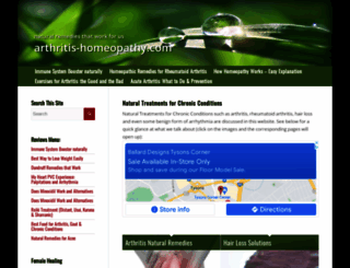 arthritis-homeopathy.com screenshot