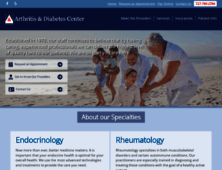 arthritiscenter.org screenshot