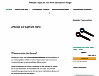 arthrose-finger.de screenshot