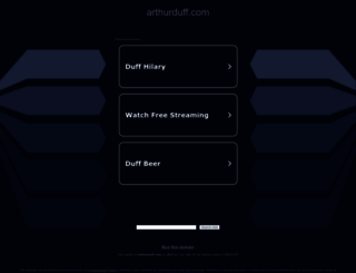 arthurduff.com screenshot