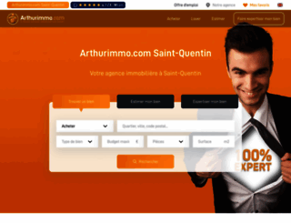 arthurimmo-saintquentin.com screenshot