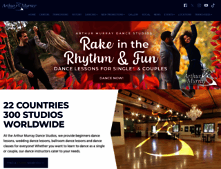 arthurmurray.com screenshot