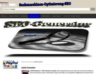 article-generator.com screenshot