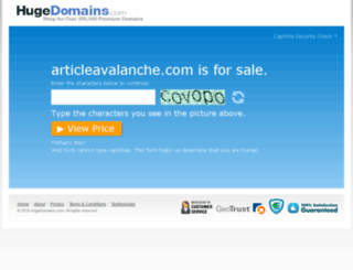 articleavalanche.com screenshot