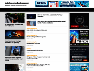 articlemasterbusiness.com screenshot