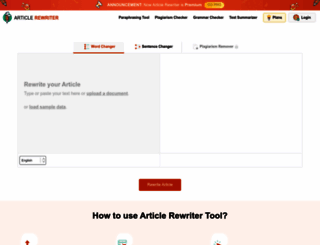 articlerewriter.website screenshot