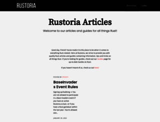 articles.rustoria.co screenshot