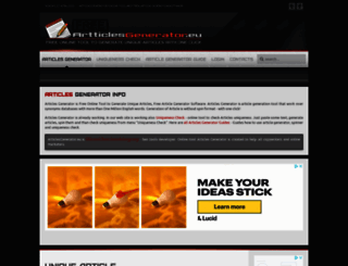 articlesgenerator.eu screenshot
