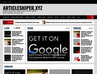 articleshiper.xyz screenshot