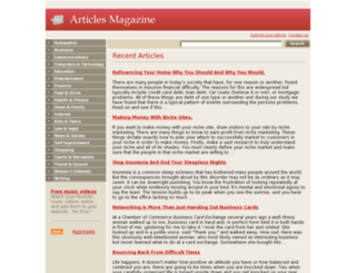 articlesmagazine.com screenshot