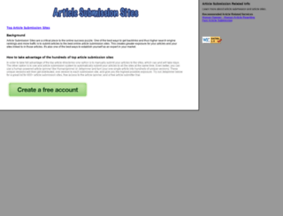 articlesubmissionsites.net screenshot