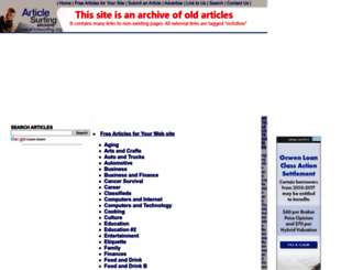 articlesurfing.com screenshot