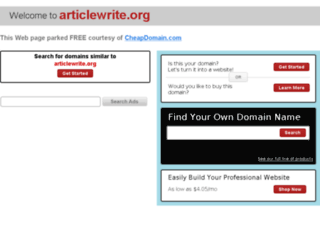 articlewrite.org screenshot