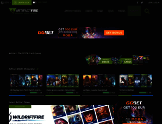 artifactfire.com screenshot