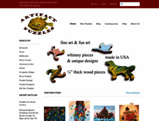 artifactpuzzles.com screenshot