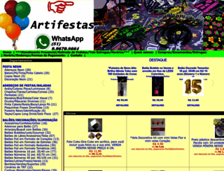 artifestas.com.br screenshot