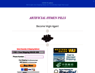 artificial-hymen-pills.com screenshot