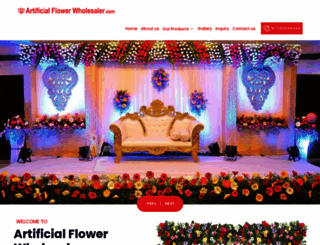 artificialflowerwholesaler.com screenshot