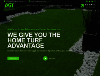 artificialgrasstshwane.co.za screenshot