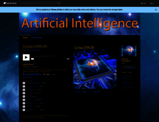 artificialintelligence2.bandcamp.com screenshot