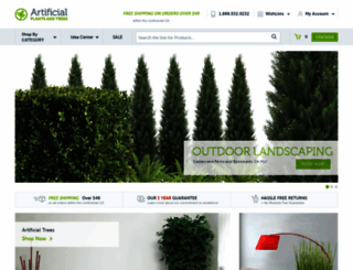 artificialplantsandtrees.com screenshot
