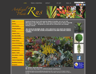 artificialplantsrus.com.au screenshot
