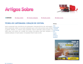 artigossobre.com screenshot