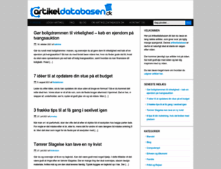 artikeldatabasen.dk screenshot