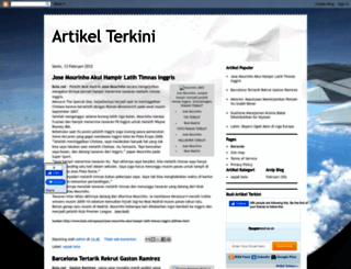 artikelterkini.blogspot.com screenshot