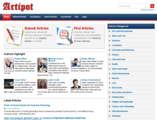 artipot.com screenshot