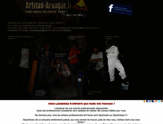artisan-arnaque.fr screenshot