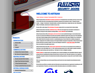 artisan-doors.co.uk screenshot