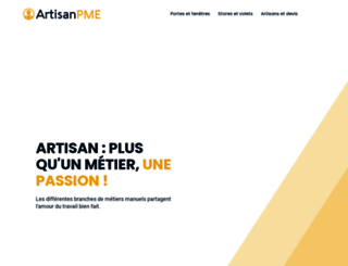 artisan-pme.com screenshot