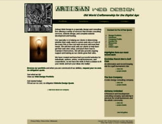 artisan-webdesign.com screenshot