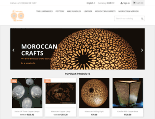 artisanat-marocaine.com screenshot