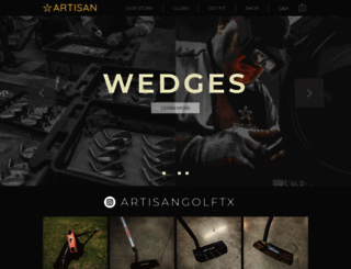 artisangolftx.com screenshot