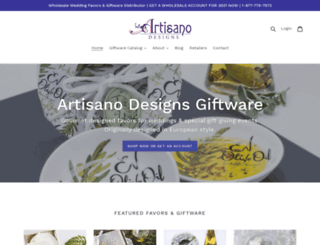 artisanodesigns.com screenshot
