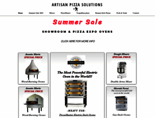 artisanpizzasolutions.com screenshot