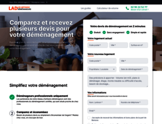 artisans-demenageurs.fr screenshot