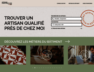 artisans-du-batiment.com screenshot